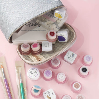 28 Nail Art Gel Full Set