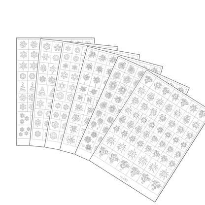 Clear Hollow Nail Sticker