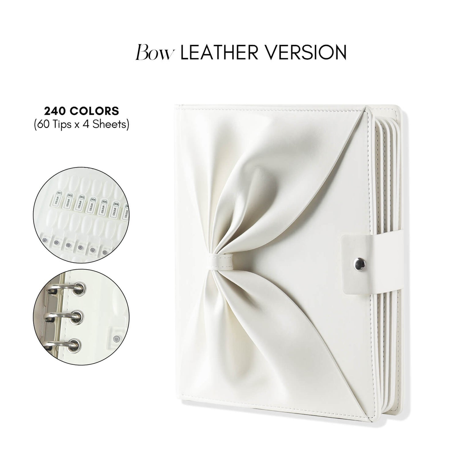 240-colors-bow-Magnetic-Nail-Swatch-Book-details