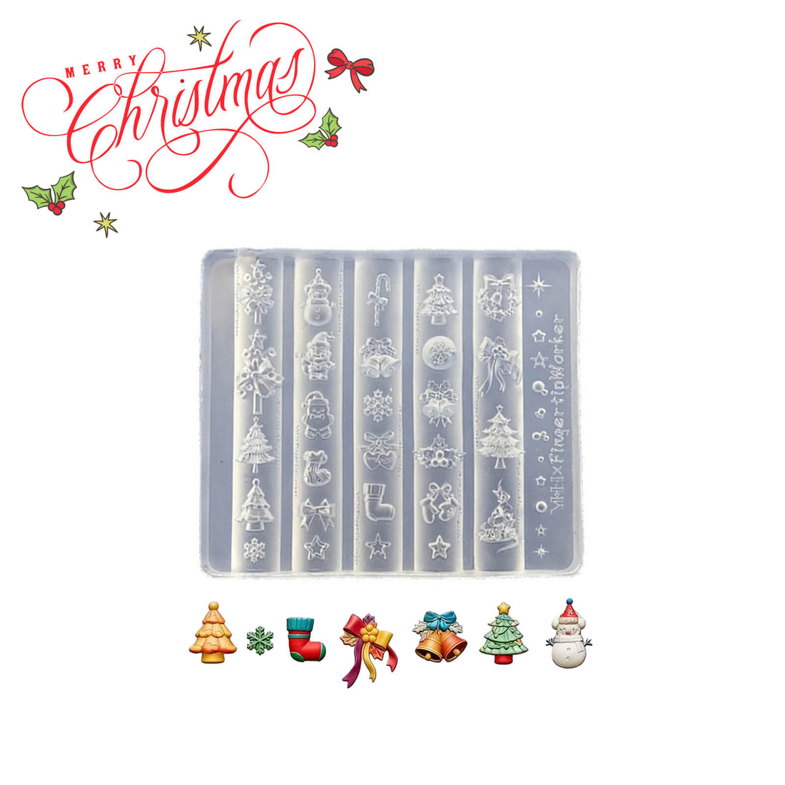 5D Nail Art Mold-XMAS