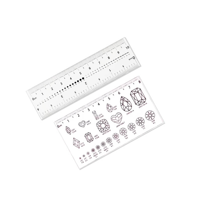 Nail Tip Ruler Press On Nails Measure Tool Nail Size Measurement Ruler – Vettsy