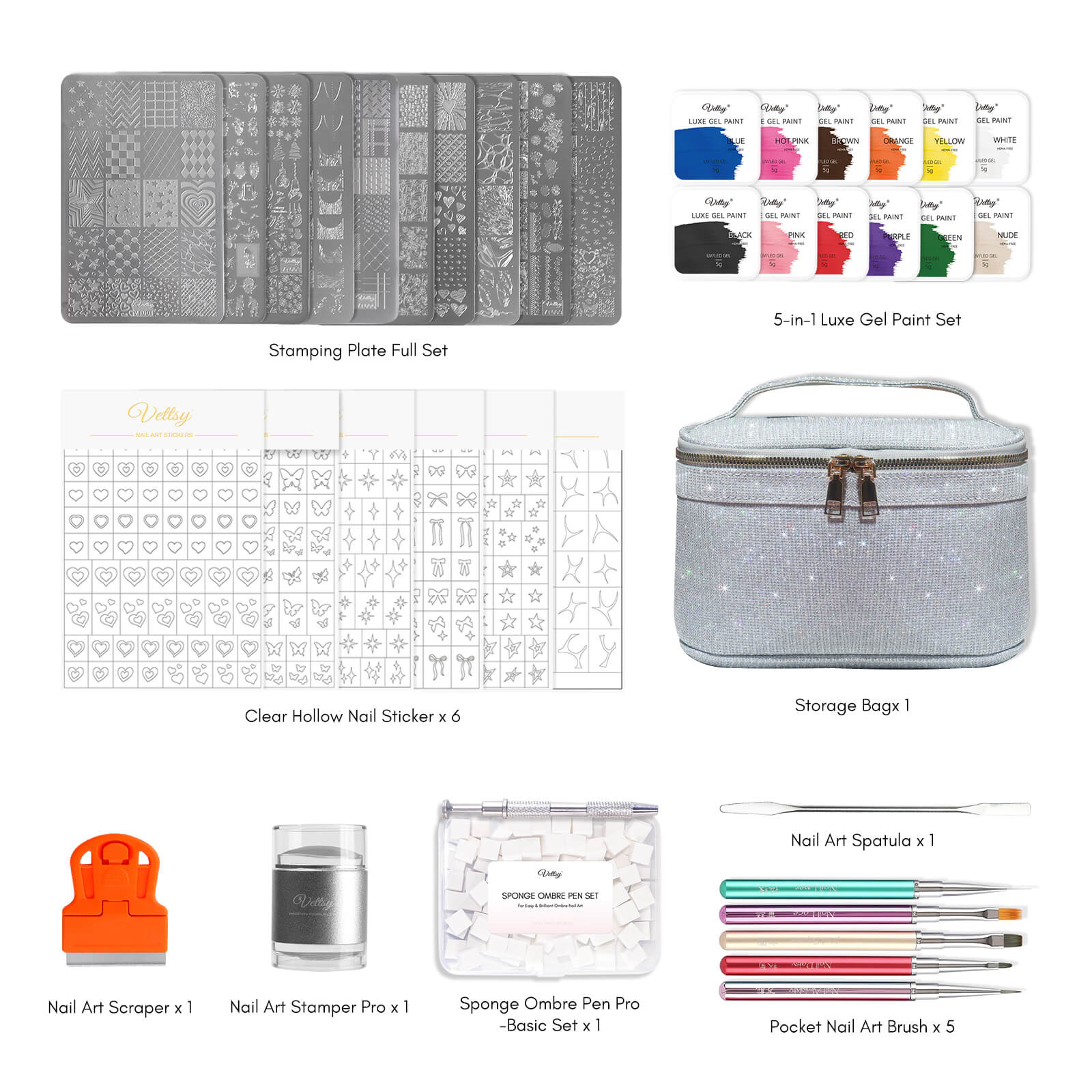 Nail Stamping &amp; Art DIY Set