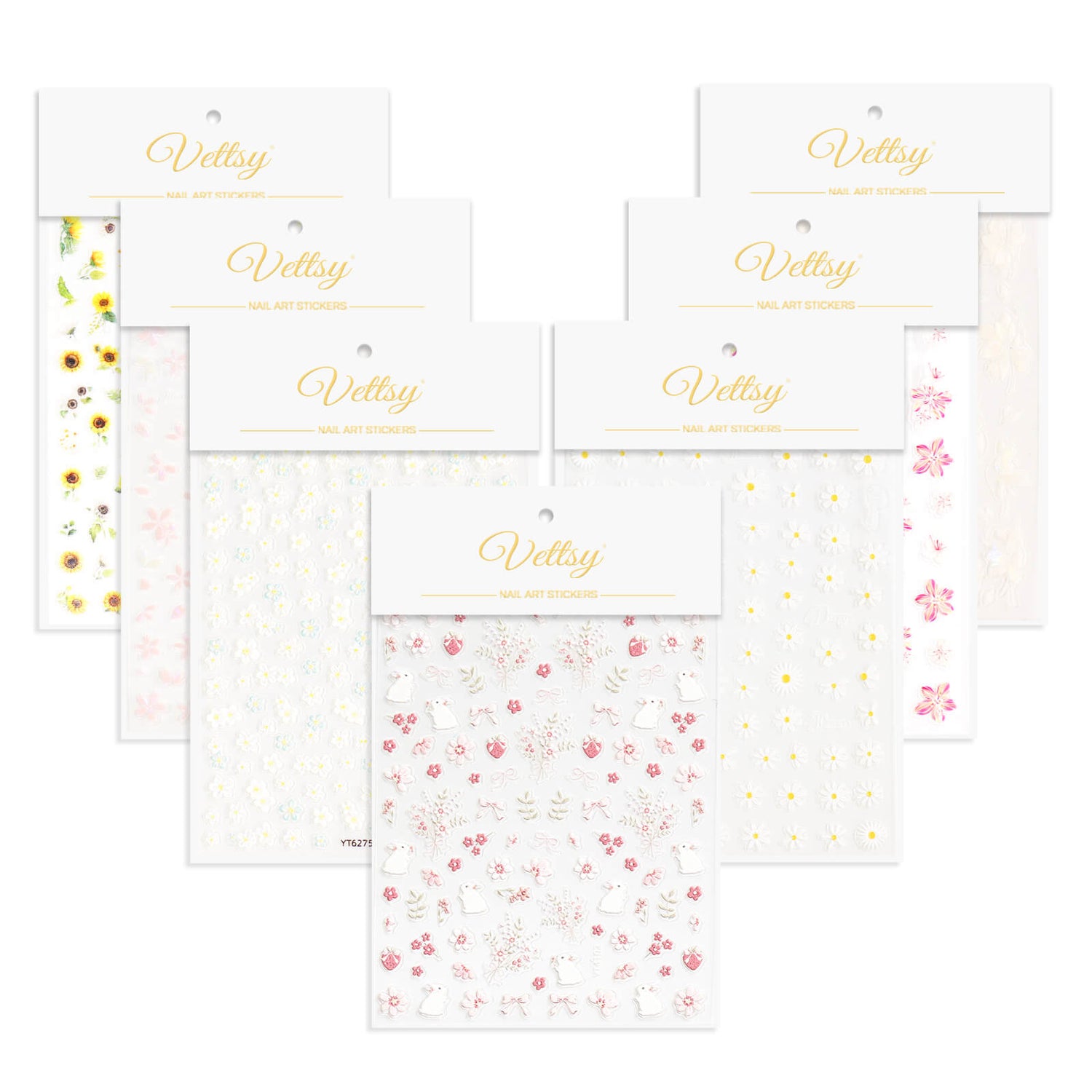 5D Nail Sticker-Floral