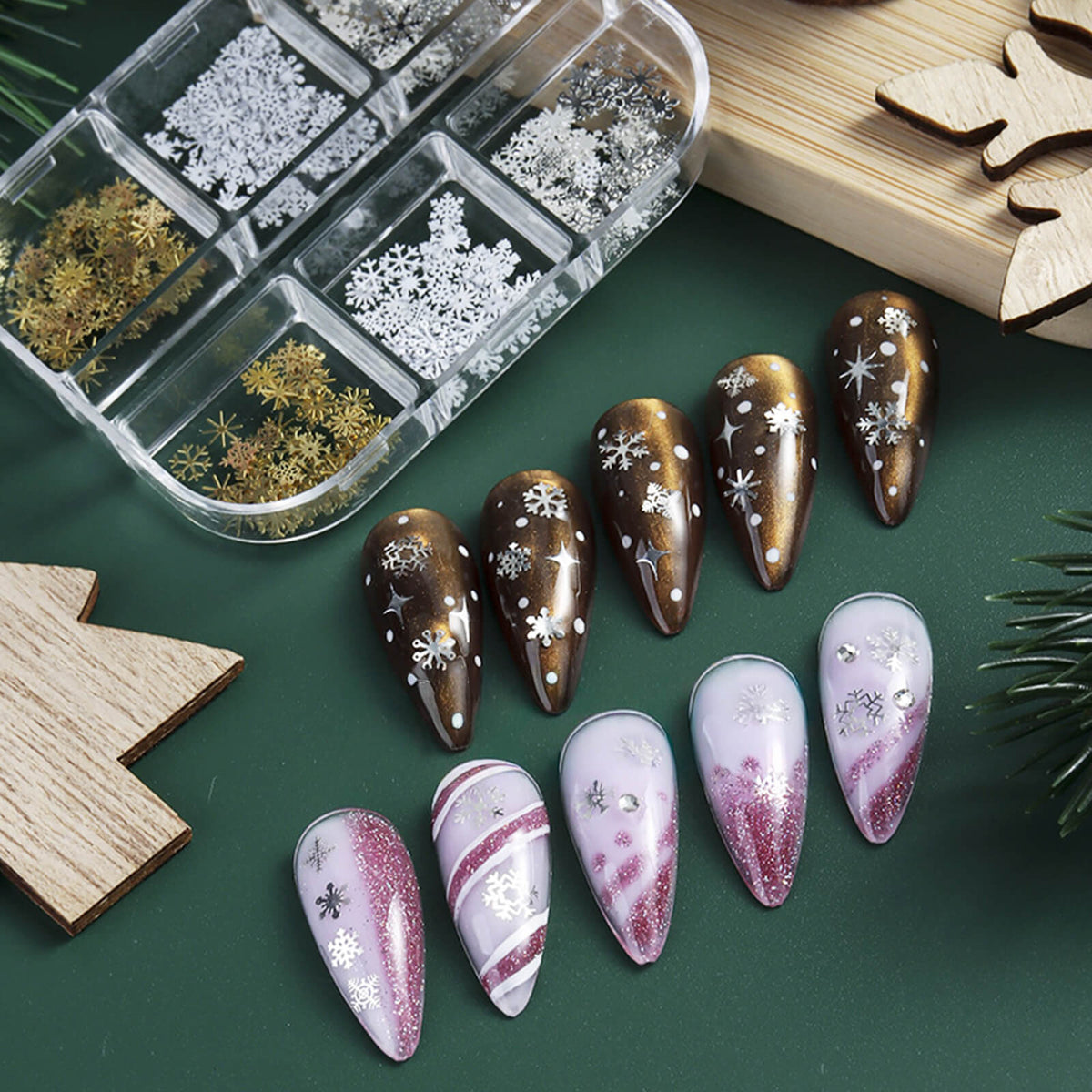 Metal Snowflakes