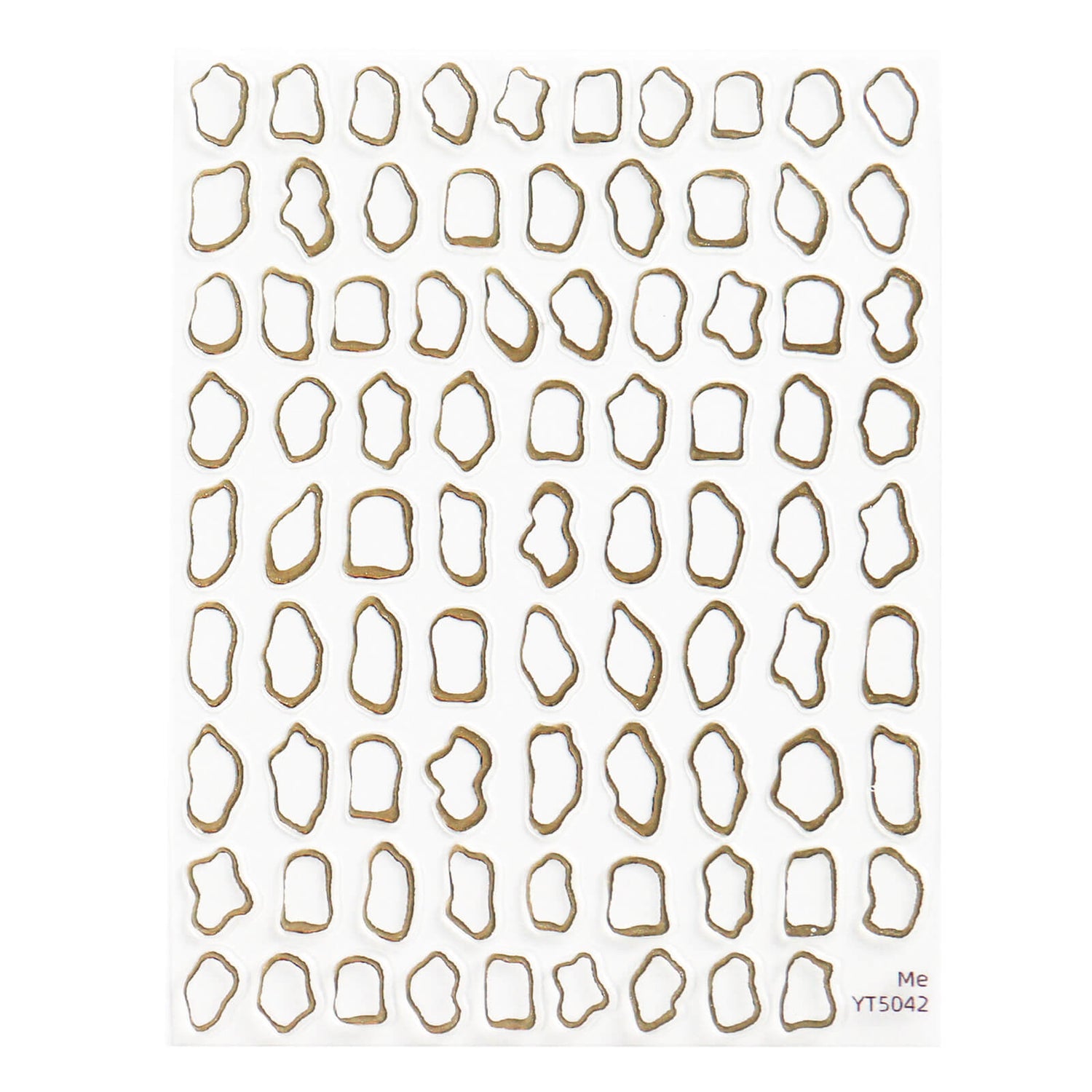 Nail Sticker-Gold Art