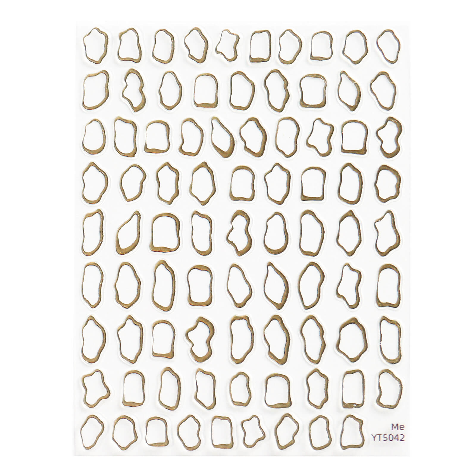Nail Sticker-Gold Art