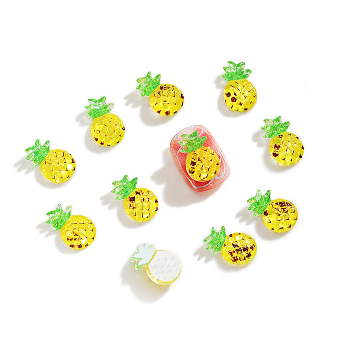 3d-fruit-nail-art-charms-pineapple