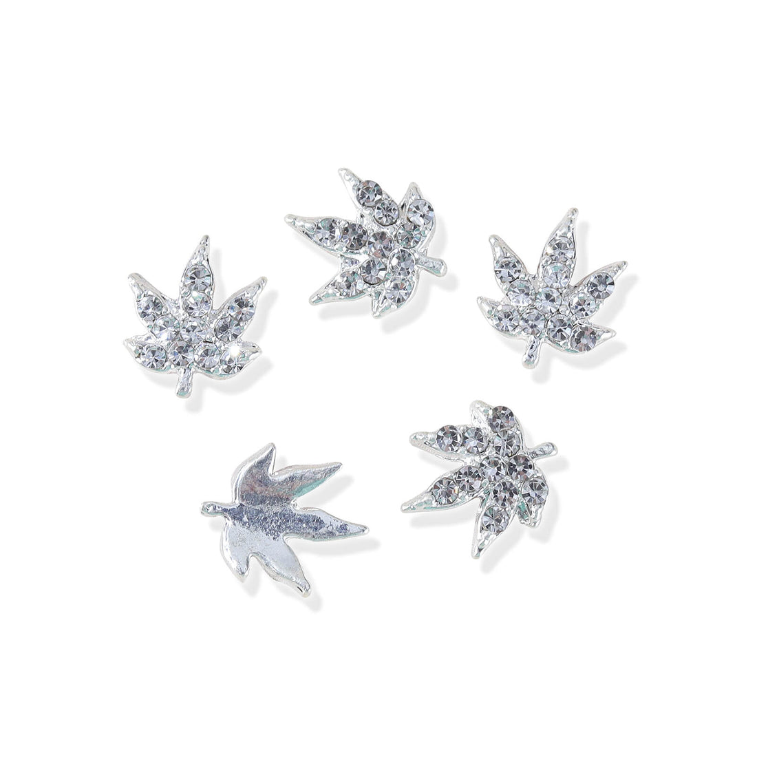 3d-nail-art-maple-leaf-charms-silver-fall-nail-decoration