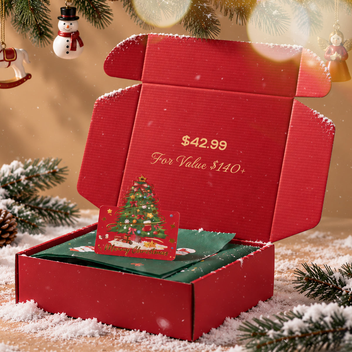 Caja misteriosa de Navidad