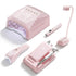 4-piece-pink-nail-lamp-pro-set-with-nail-drill