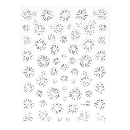 5D Nail Sticker-Firework