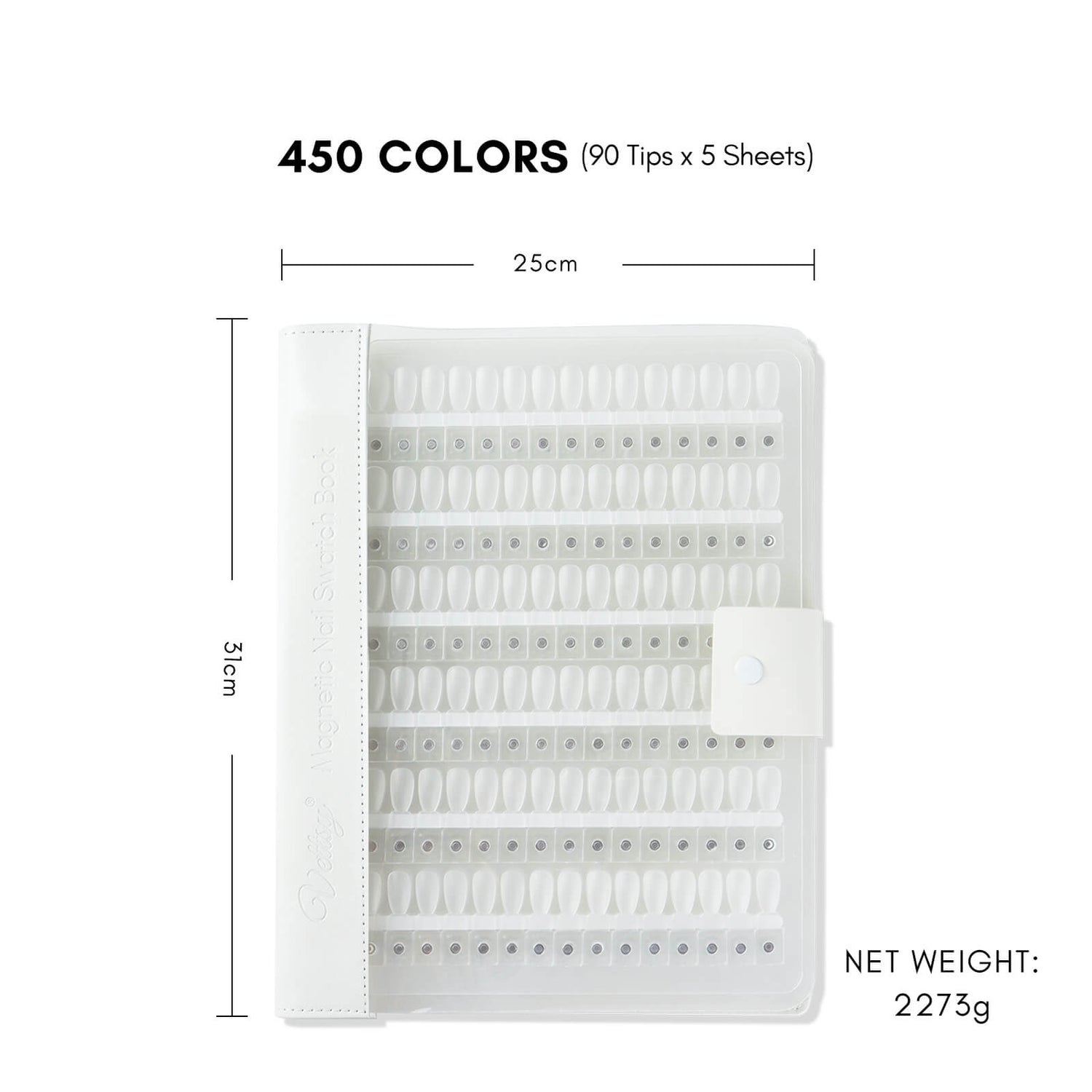 450-color-magnetic-nail-swatch-book-size