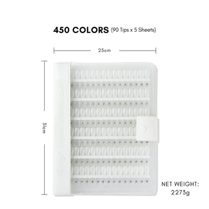 450-color-magnetic-nail-swatch-book-size