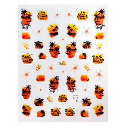 Nail Stickers-Beach Vacation