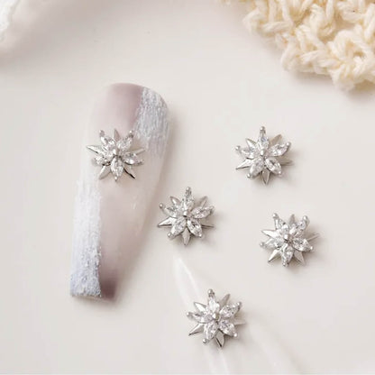 Snowflake Rhinestone Charms