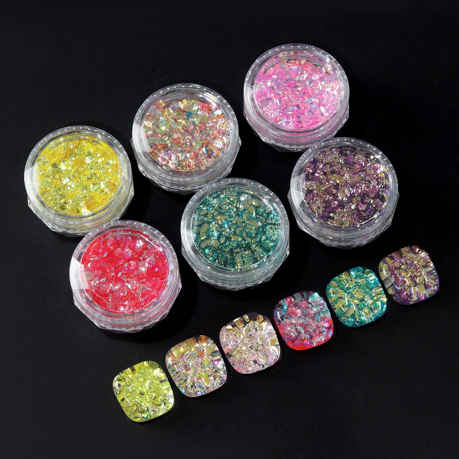 Bubble Glitter Set-Neon