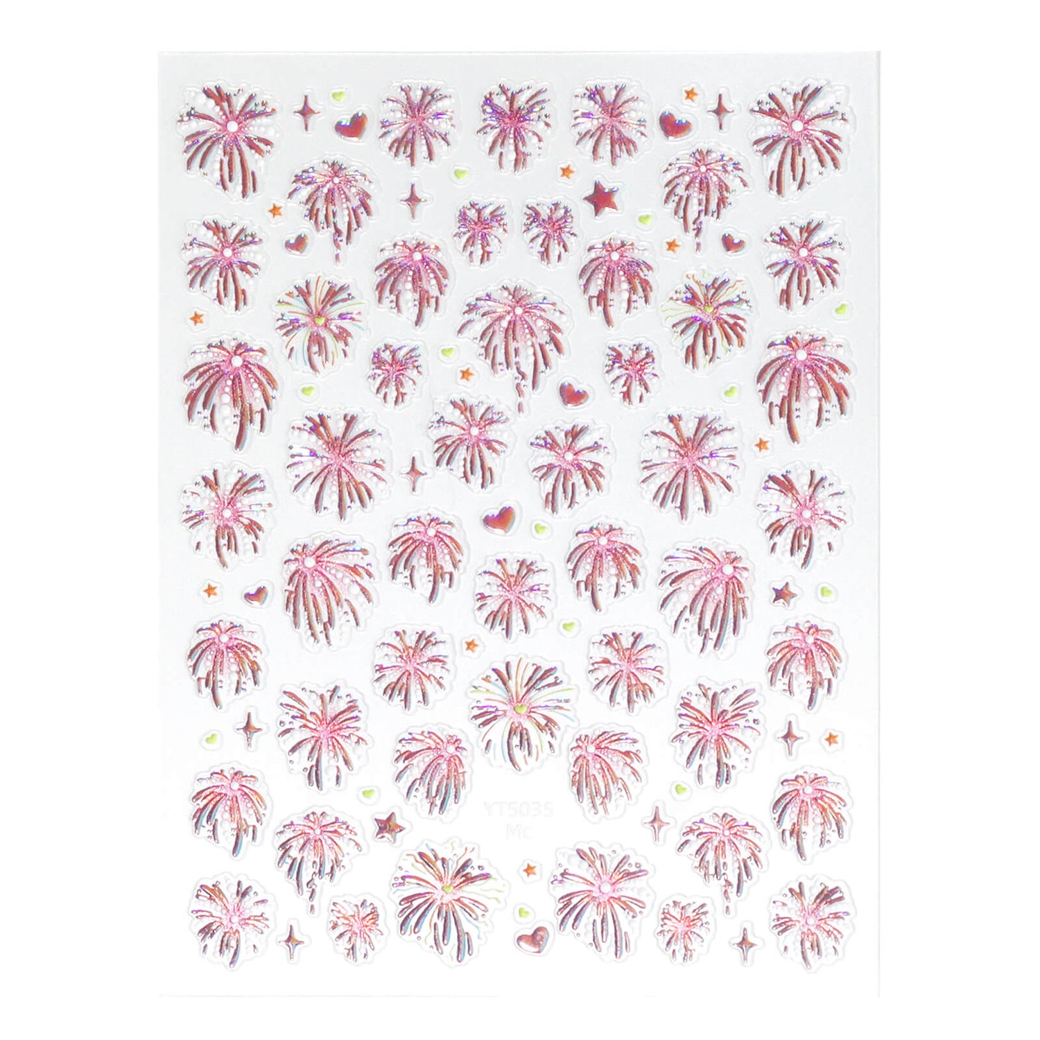 5D Nail Sticker-Firework