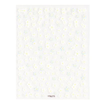 5D-Self-adhesive-Nail-Art-Stickers-blue-white-flowers