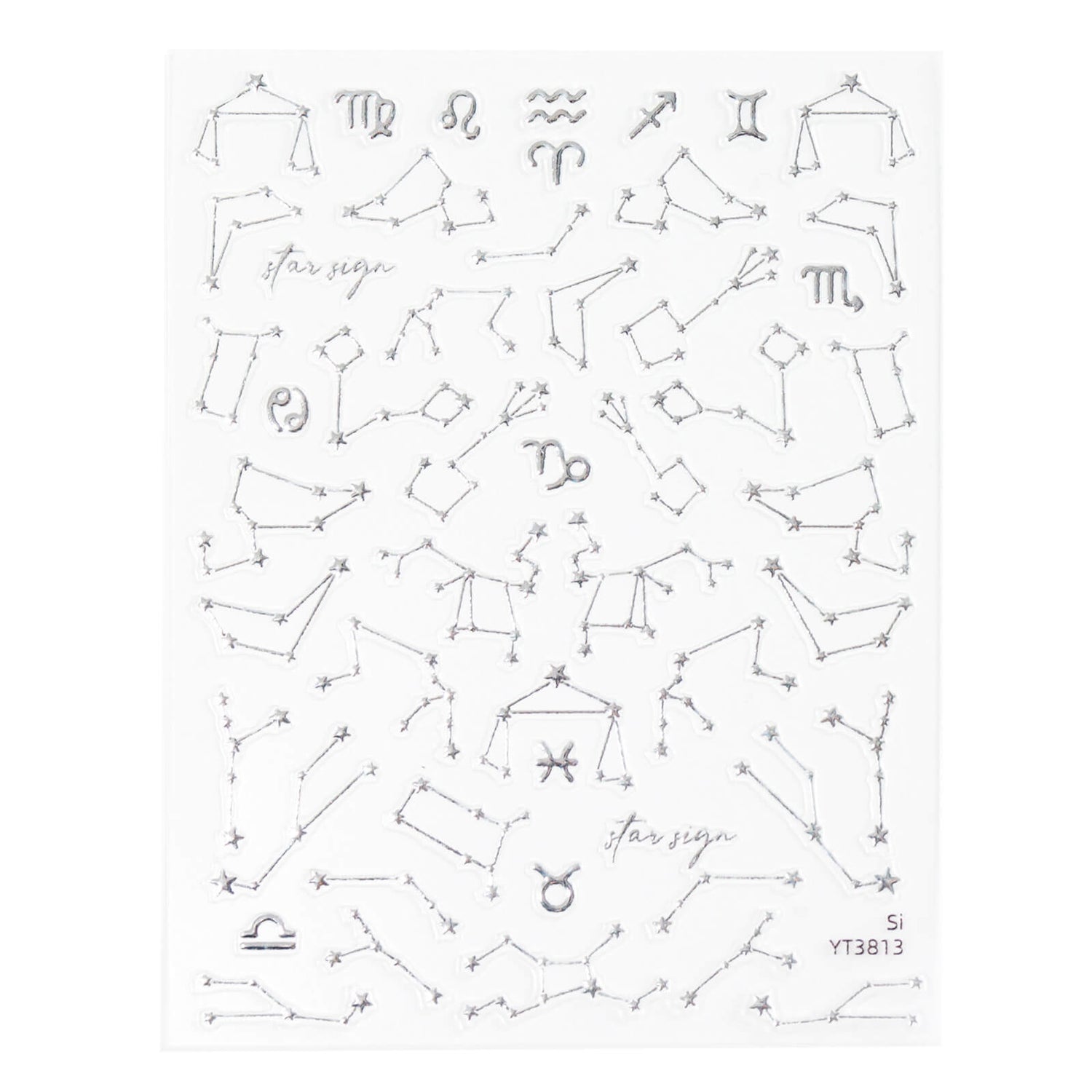 5D-Self-adhesive-Nail-Art-Stickers-silver-Zodiac