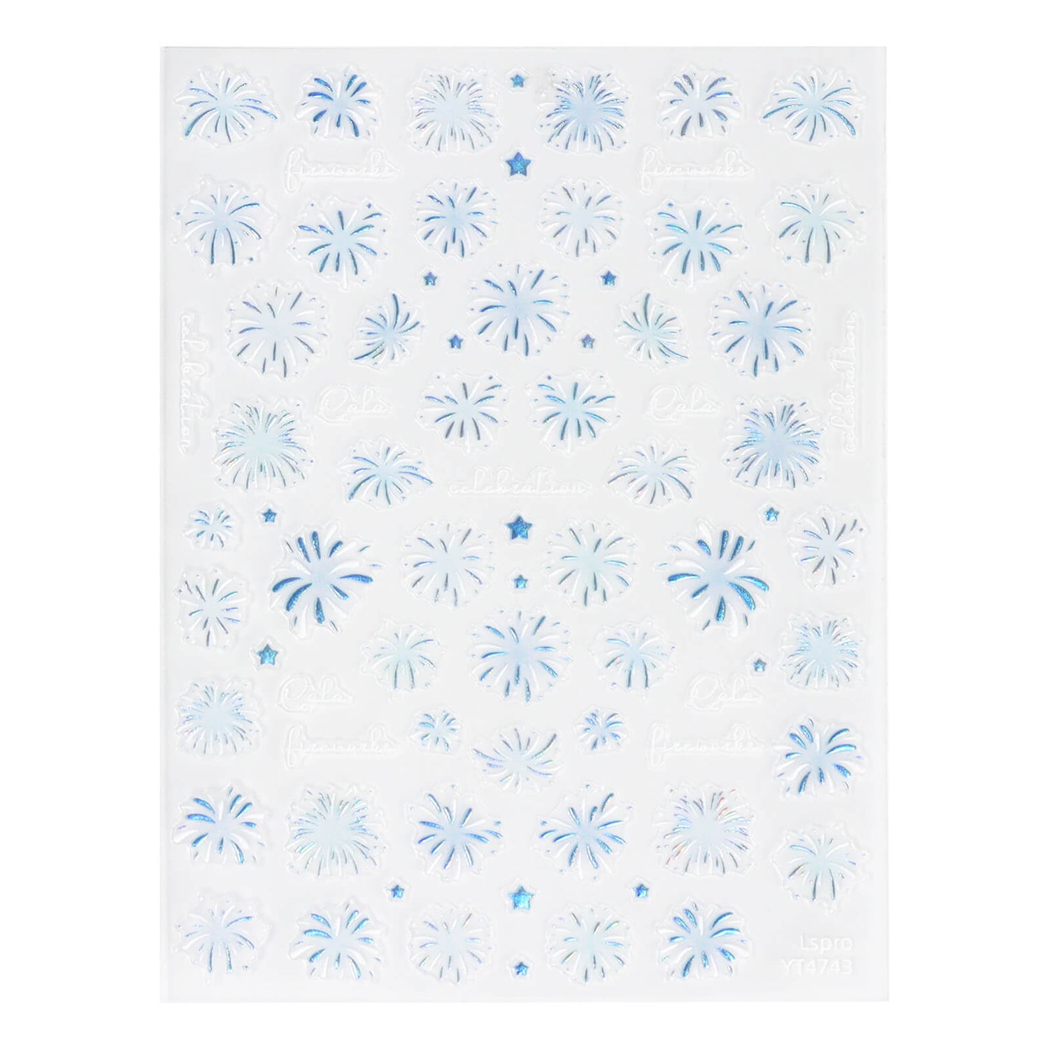 5D-laser-blue-Firework-Nail-Stickers