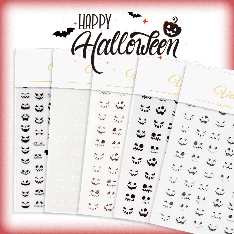 Nail Sticker Set-Ghost Face