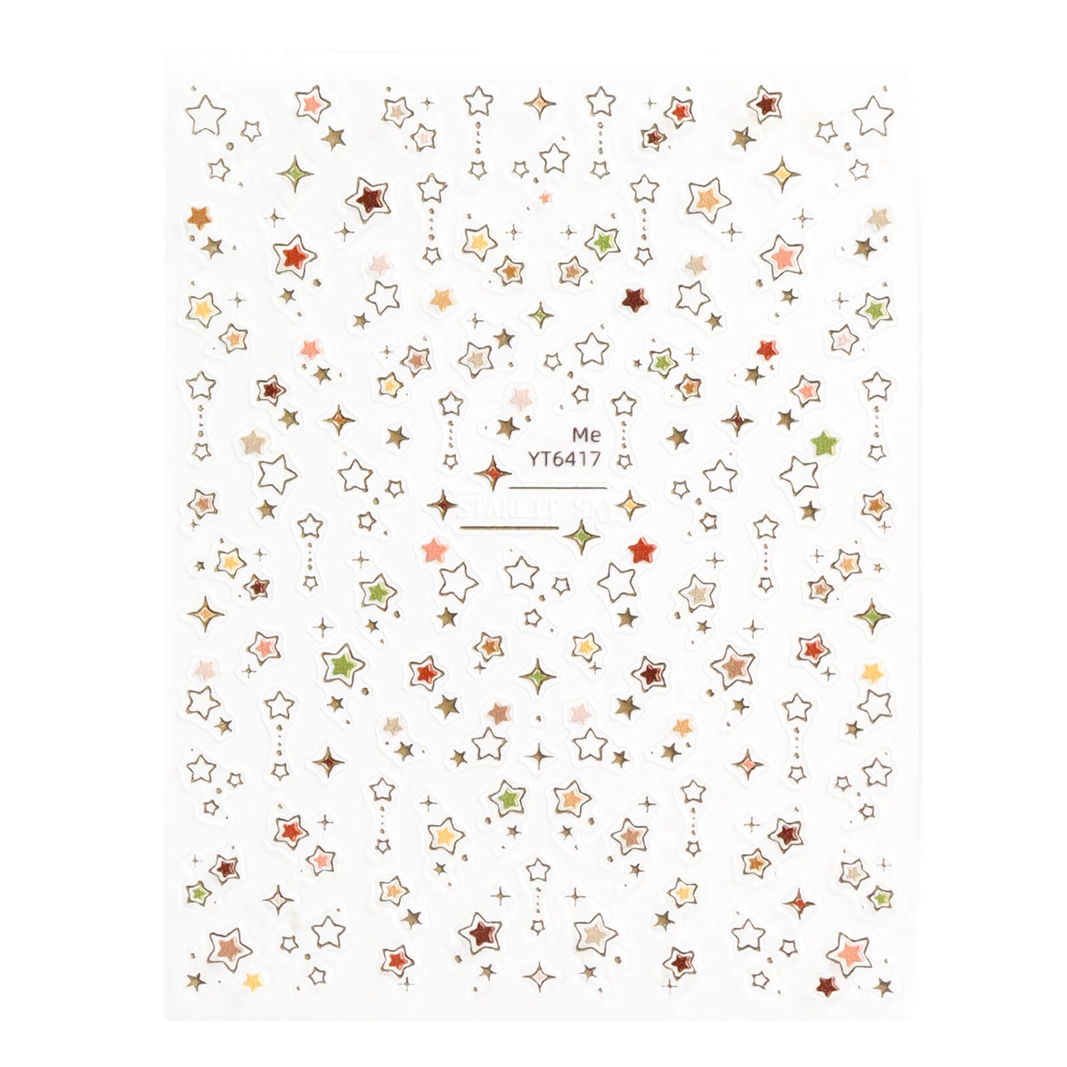 Nail Sticker-Gold Art