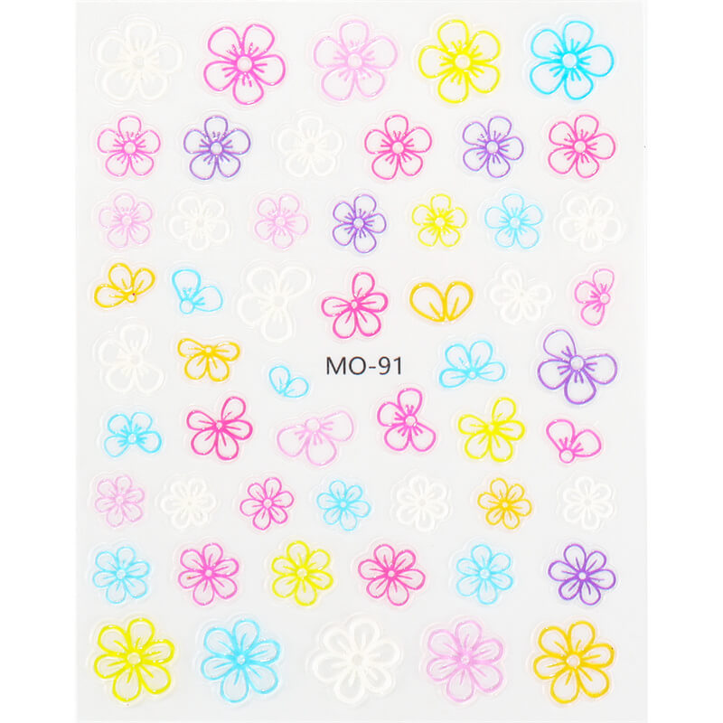 Flower Nail Stickers,Black Rose Nail Art Stickers Decals 3D Self-Adhesive  Nail Art Supplies 8 Sheets Flower Abstract Face Unicorn Designs Designers Nail  Decals for Acrylic Nails Manicure Tips : Amazon.in: Beauty