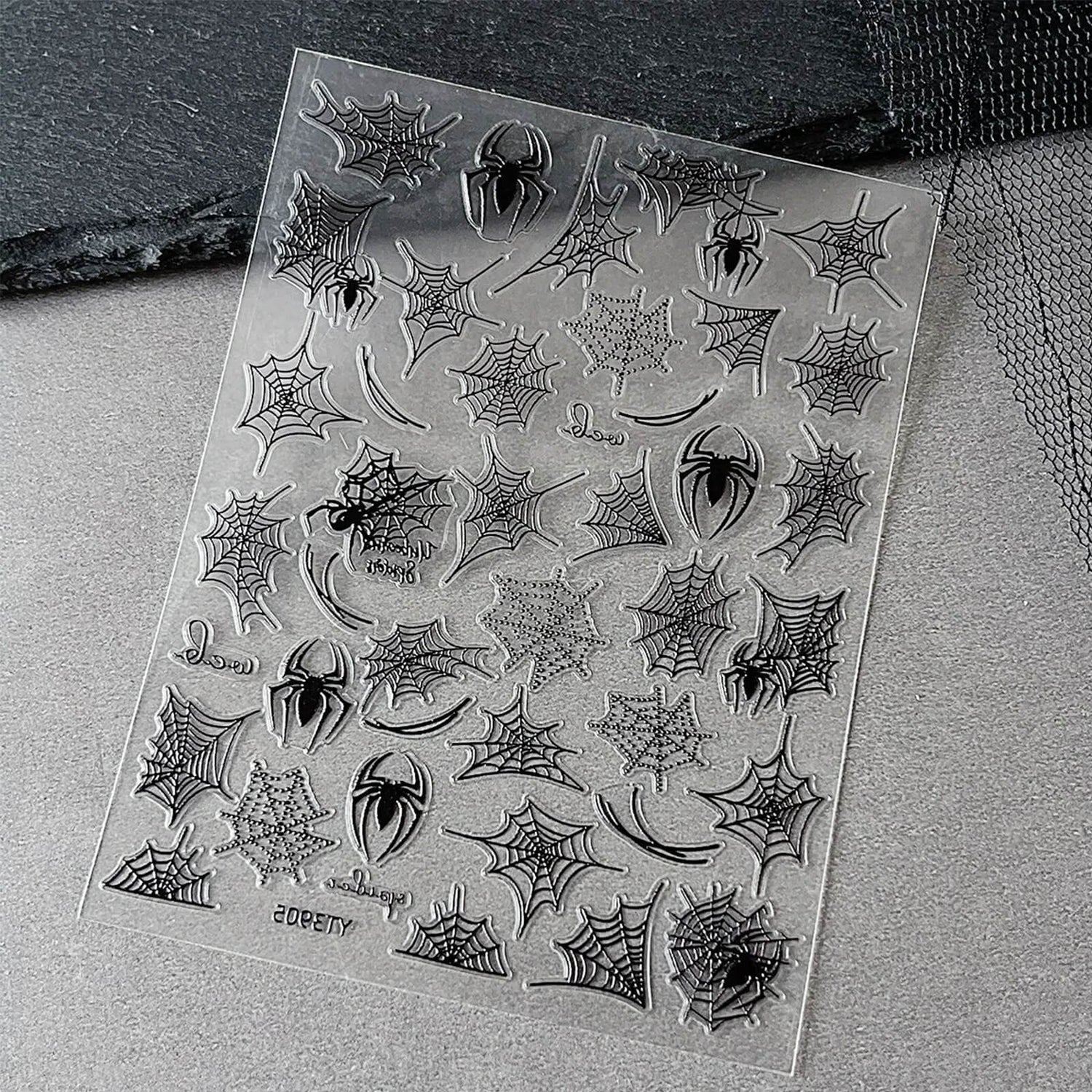 Pegatinas de uñas 5D-Flor