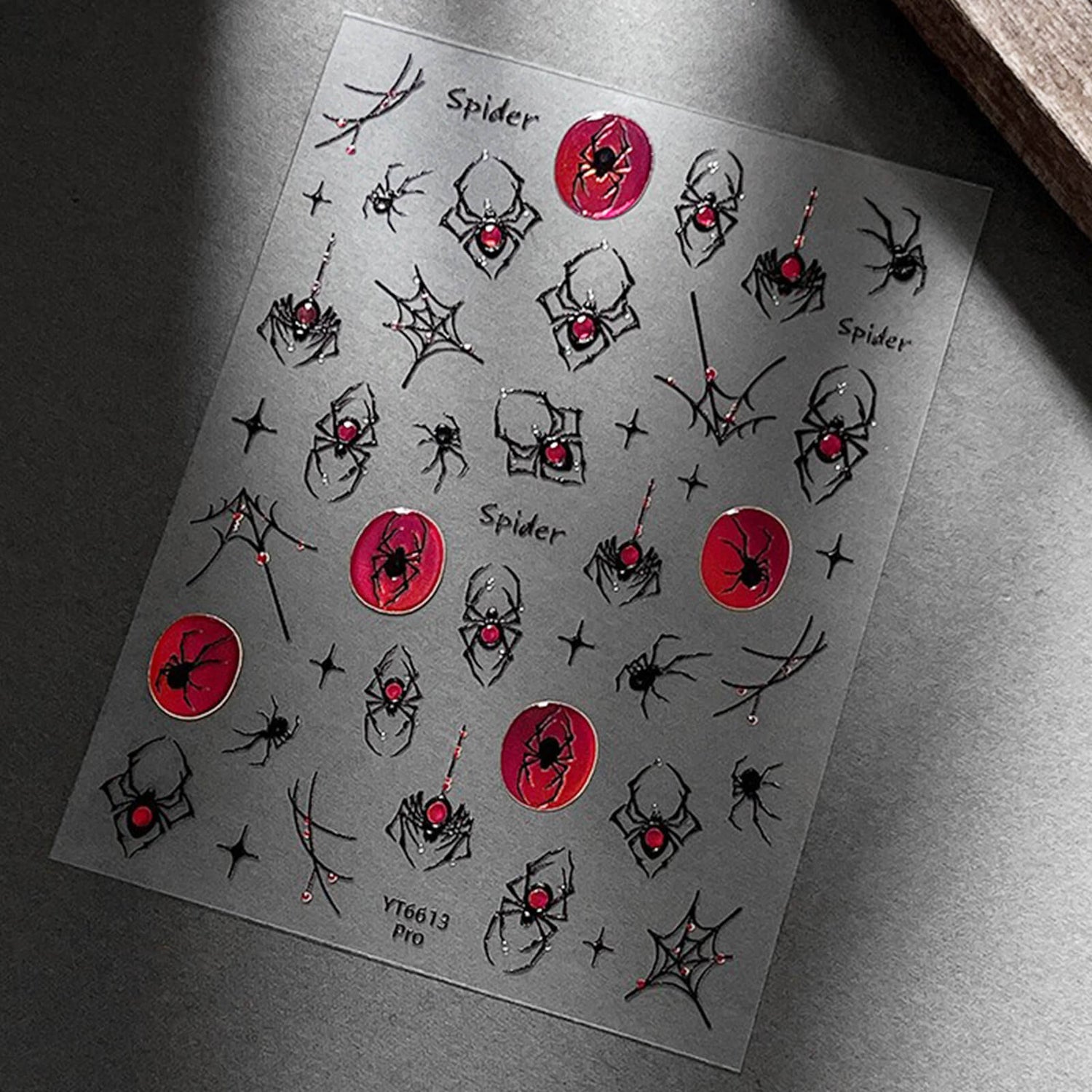 Pegatinas de uñas 5D-Flor