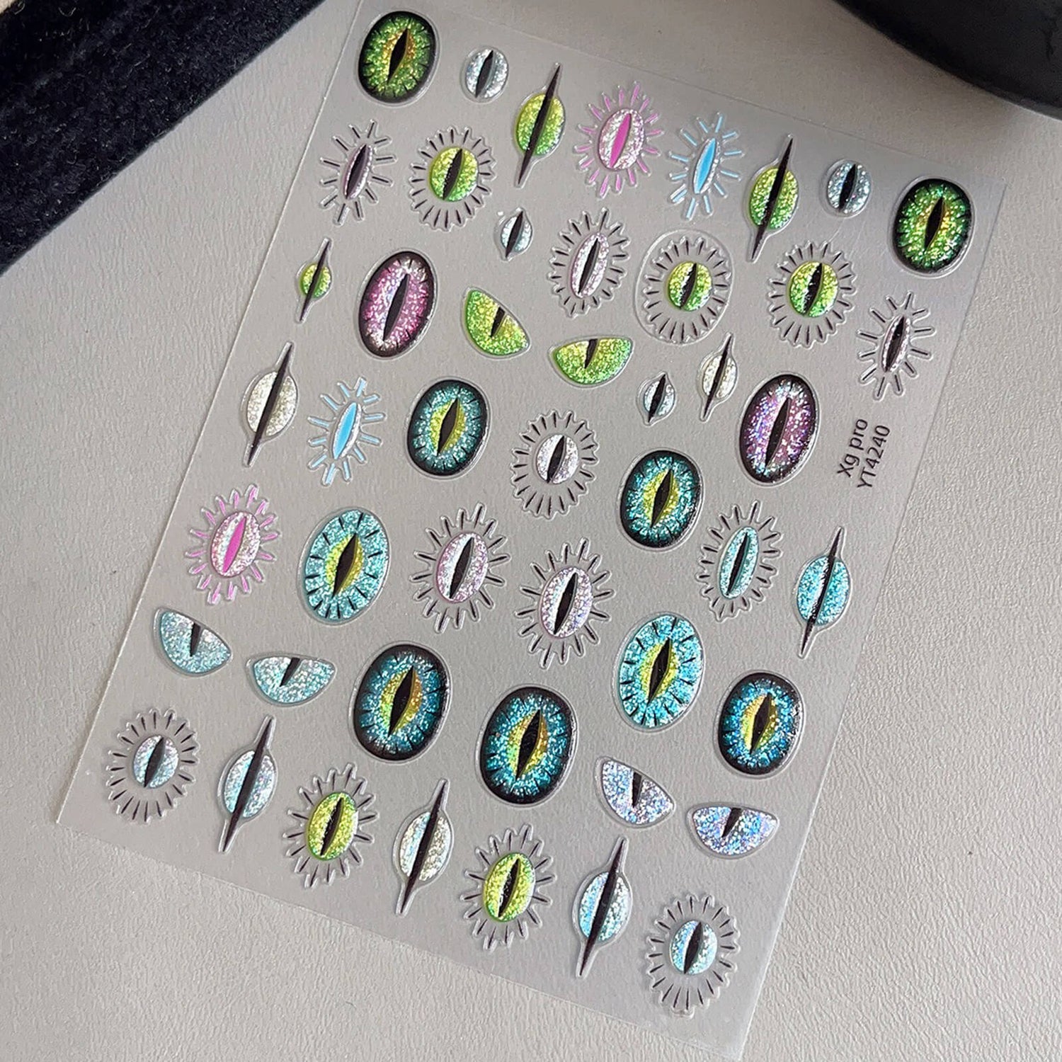 Pegatinas de uñas 5D-Flor