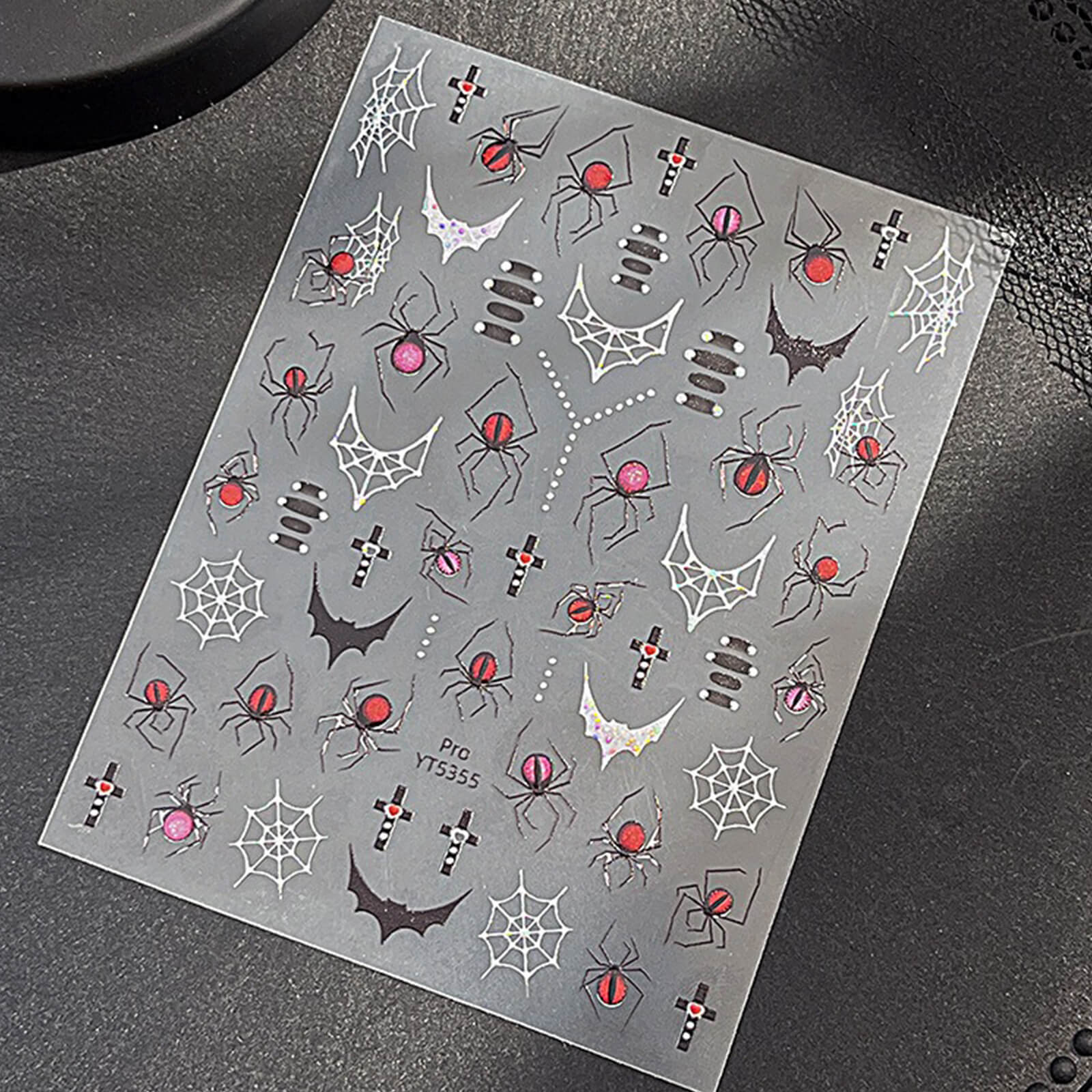 Pegatinas de uñas 5D-Flor
