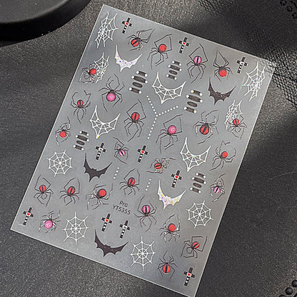 Pegatinas de uñas 5D-Flor