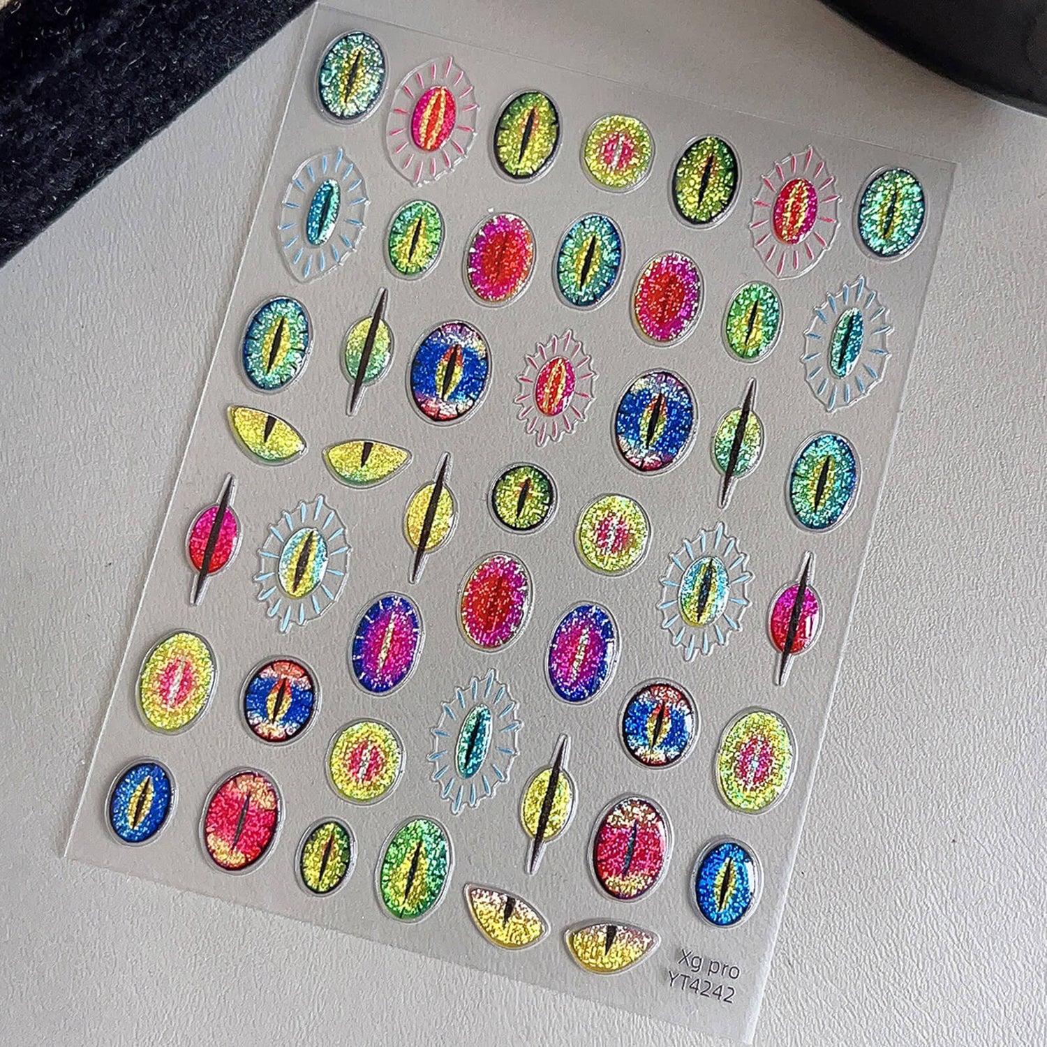 Pegatinas de uñas 5D-Flor