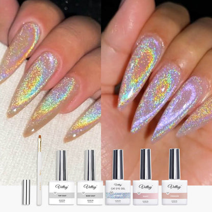 Hema-Free Rainbow Cat Eye Gel