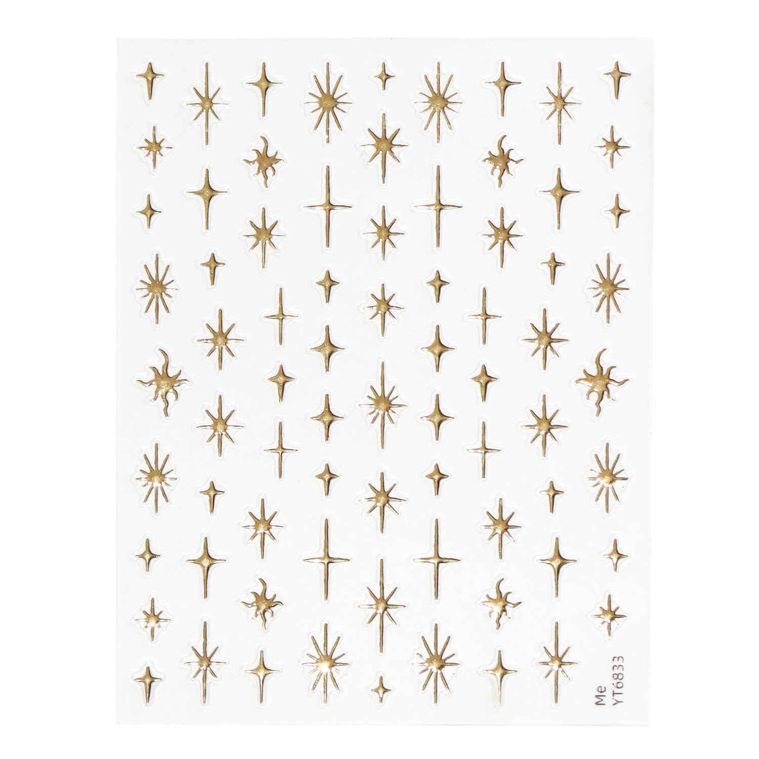 Nail Sticker-Gold Art