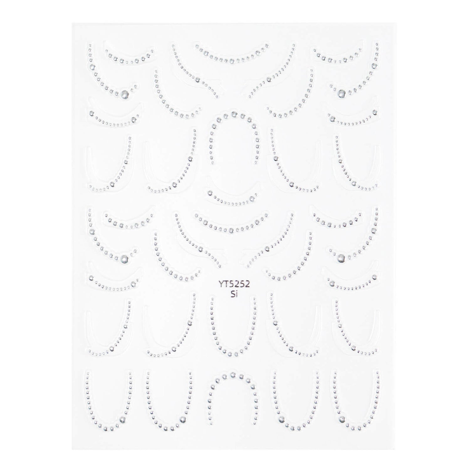 Nail Sticker-Silver Art