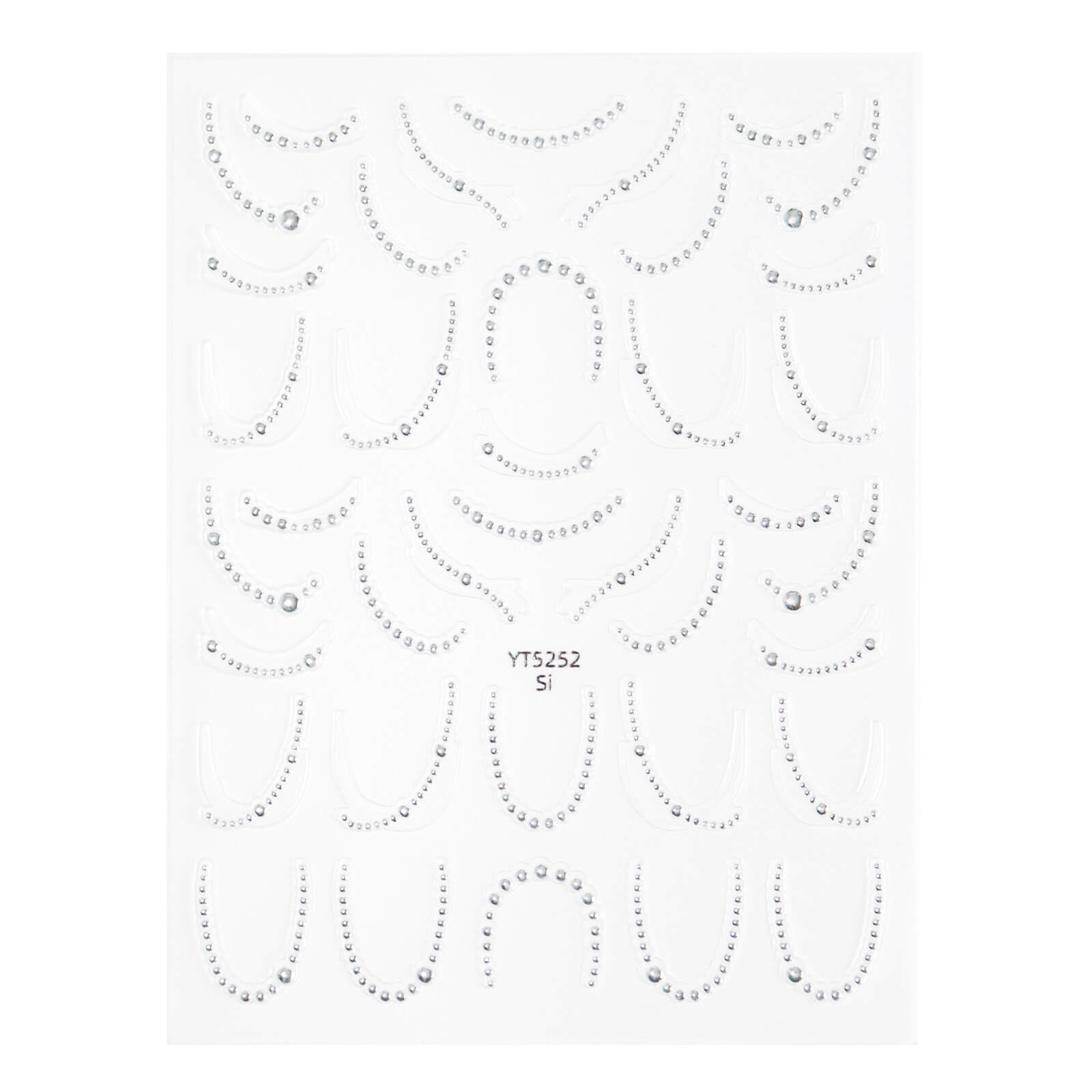 Nail Sticker-Silver Art