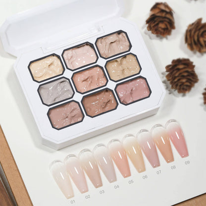9-color-gel-paint-palette-bare-skin-color-show