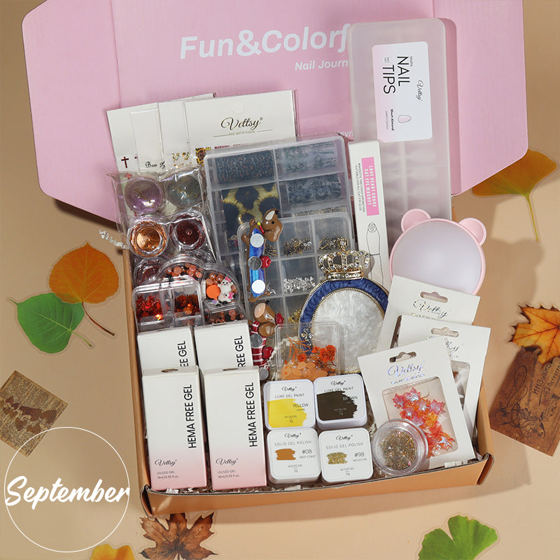 Monthly Subscription Nail Box-Deluxe