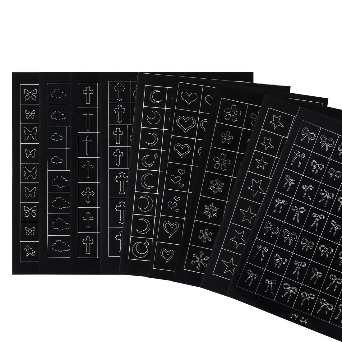 ملصق أظافر - طباعة مجوفة