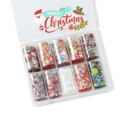 Colorful-Christmas-themed-transfer-foil-set