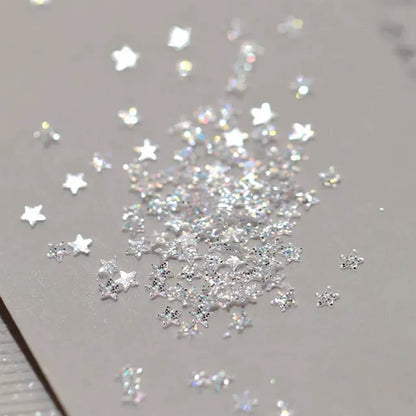 Dreamy-nail-art-glitters-Pentagram