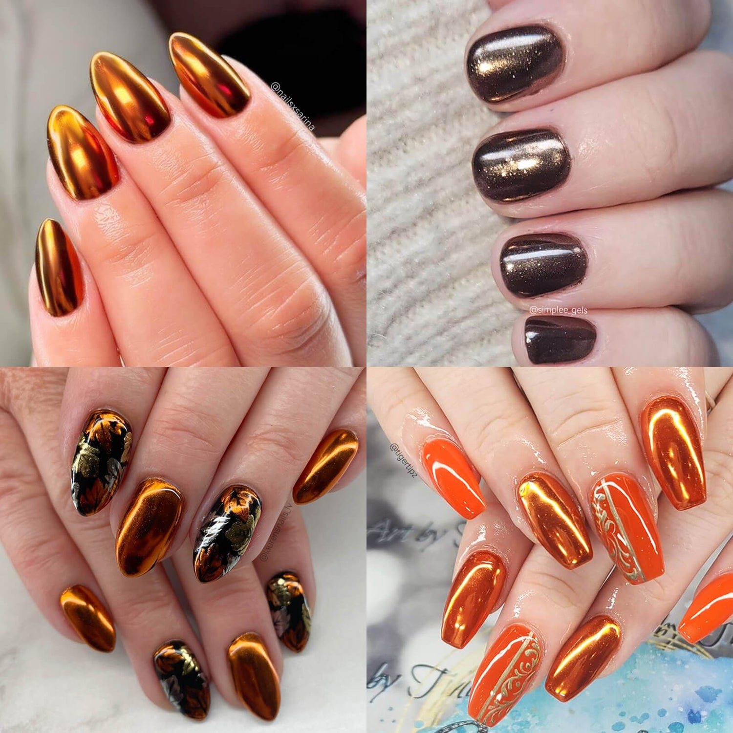 Fall-metal-nail-art-chrome-powder-6pcs-set-nail-designs