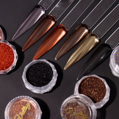Fall-metal-nail-art-chrome-powder-6pcs-set