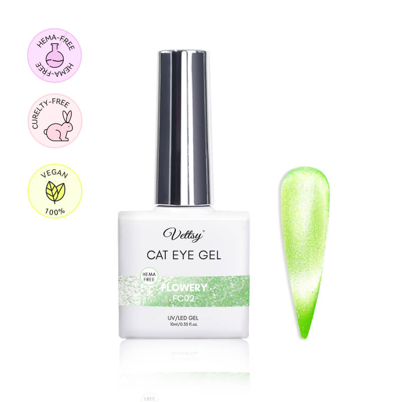 Ojo de gato floreado sin hema - FC02