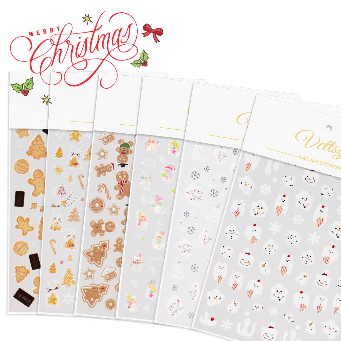 Nail Sticker Set-Gingerbread