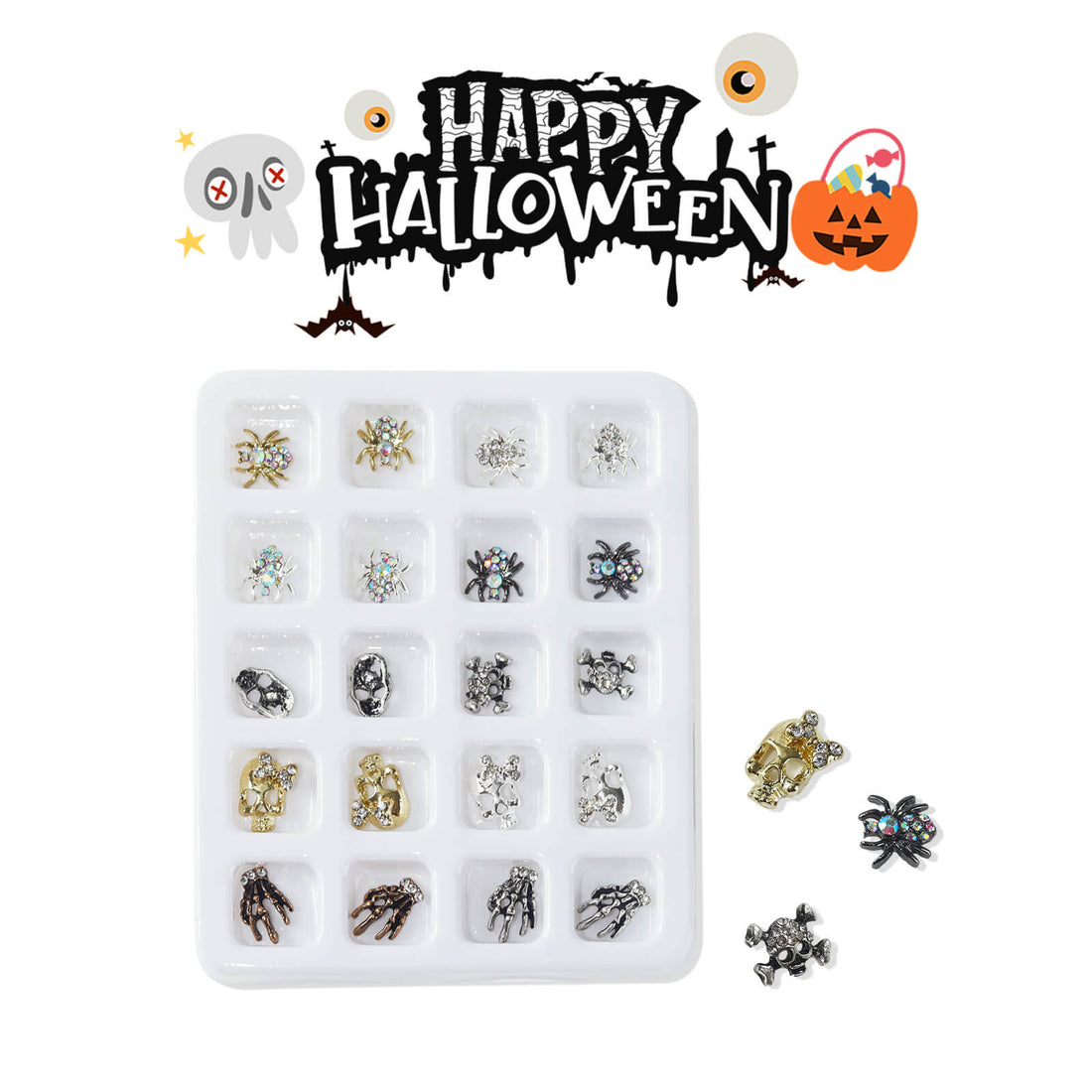 Halloween-Nail-Art-Rhinestone-metal-charms-Set-01