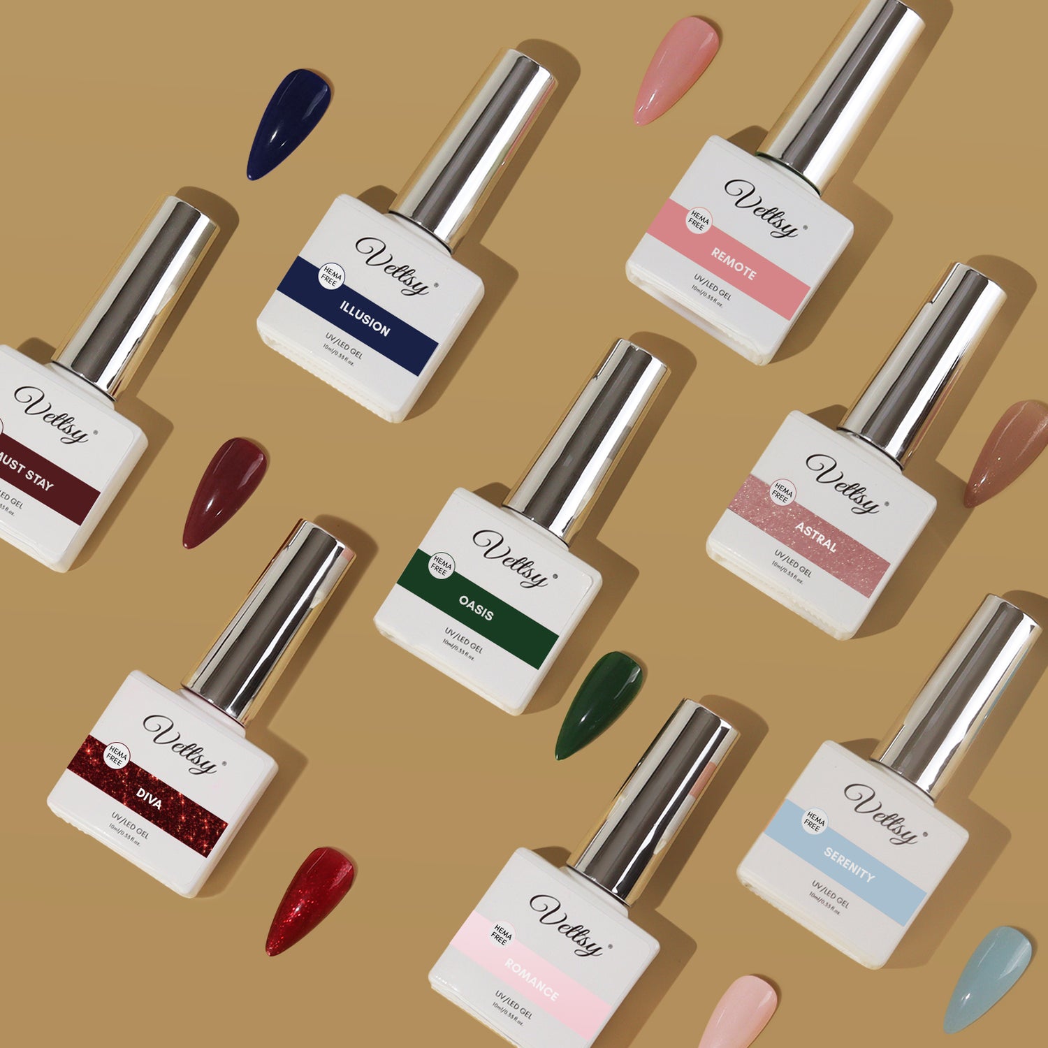Hema-Free-Gel-18pcs-full-Set