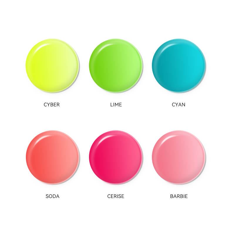 Hema-Free-Gel-Set-Neon-Jelly-Color