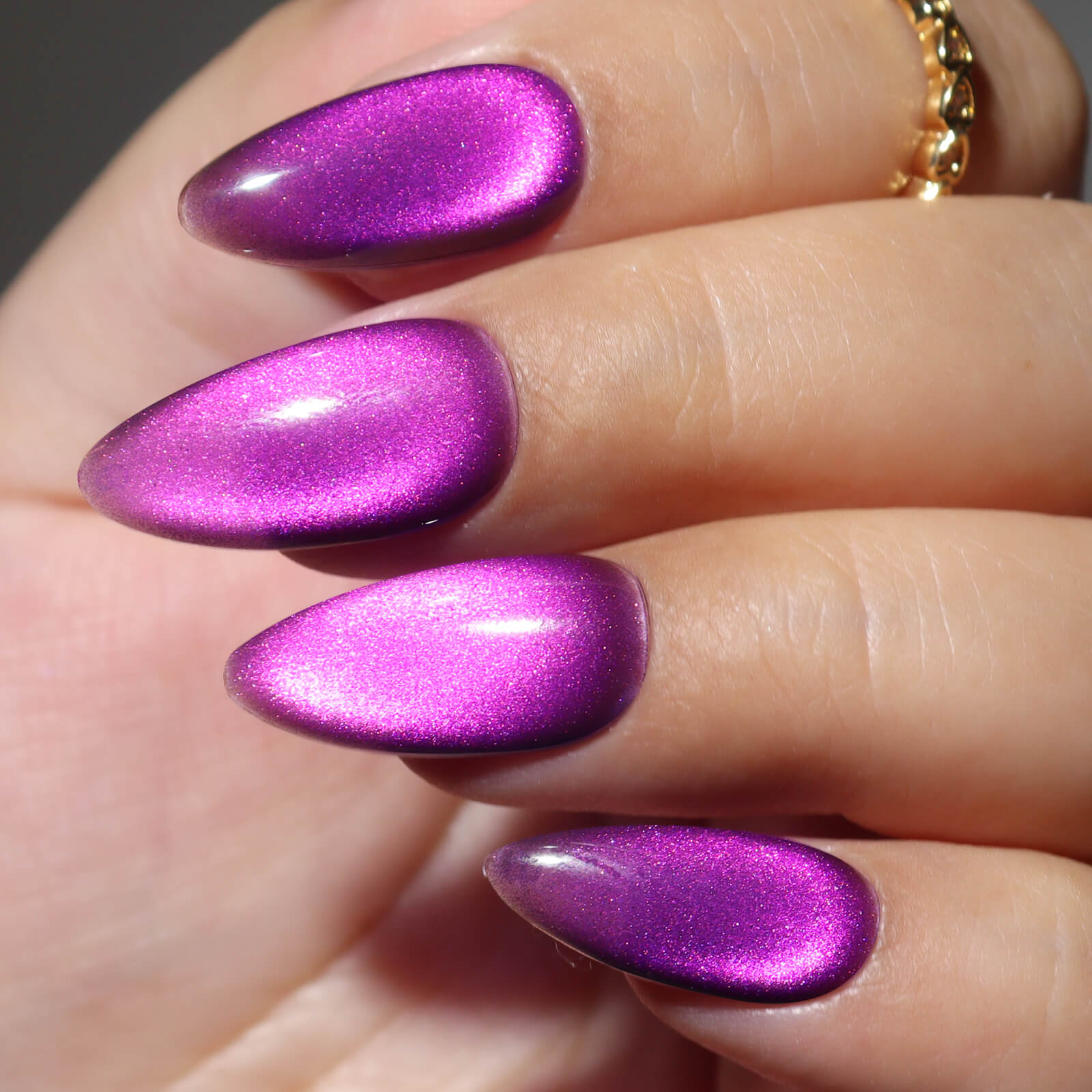 Vettsy Bright Indigo Purple Magnetic Glitter Gel Prism Glow Cat
